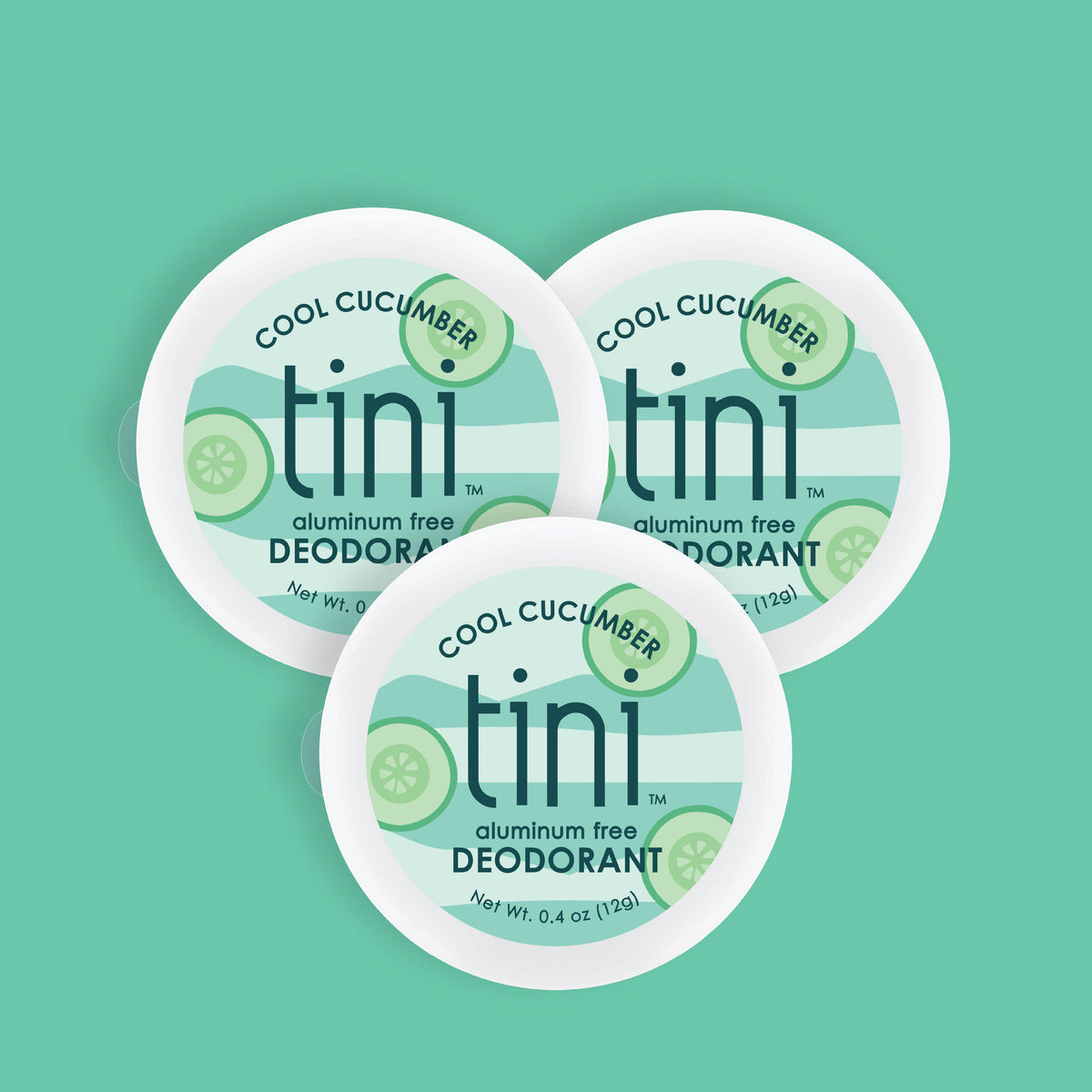 Cool Cucumber Deodorant 3 Pack